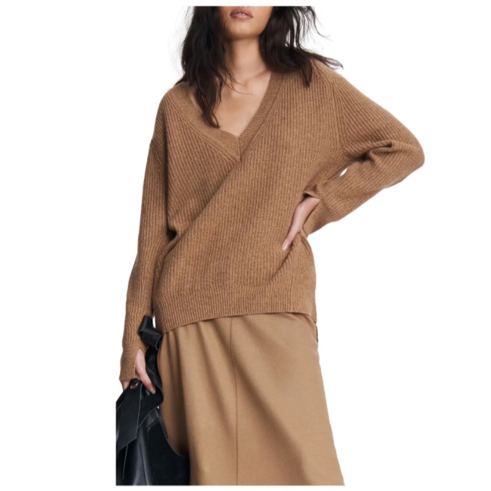 NWOT RAG & BONE Pierce Cashmere V-Neck Sweater S